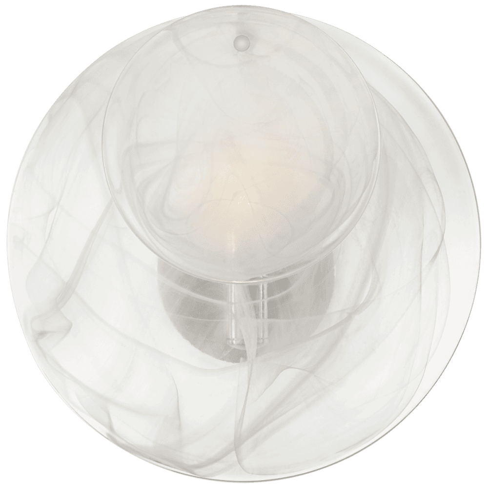 Visual Comfort Signature Loire Small Wall Sconce Polished Nickel