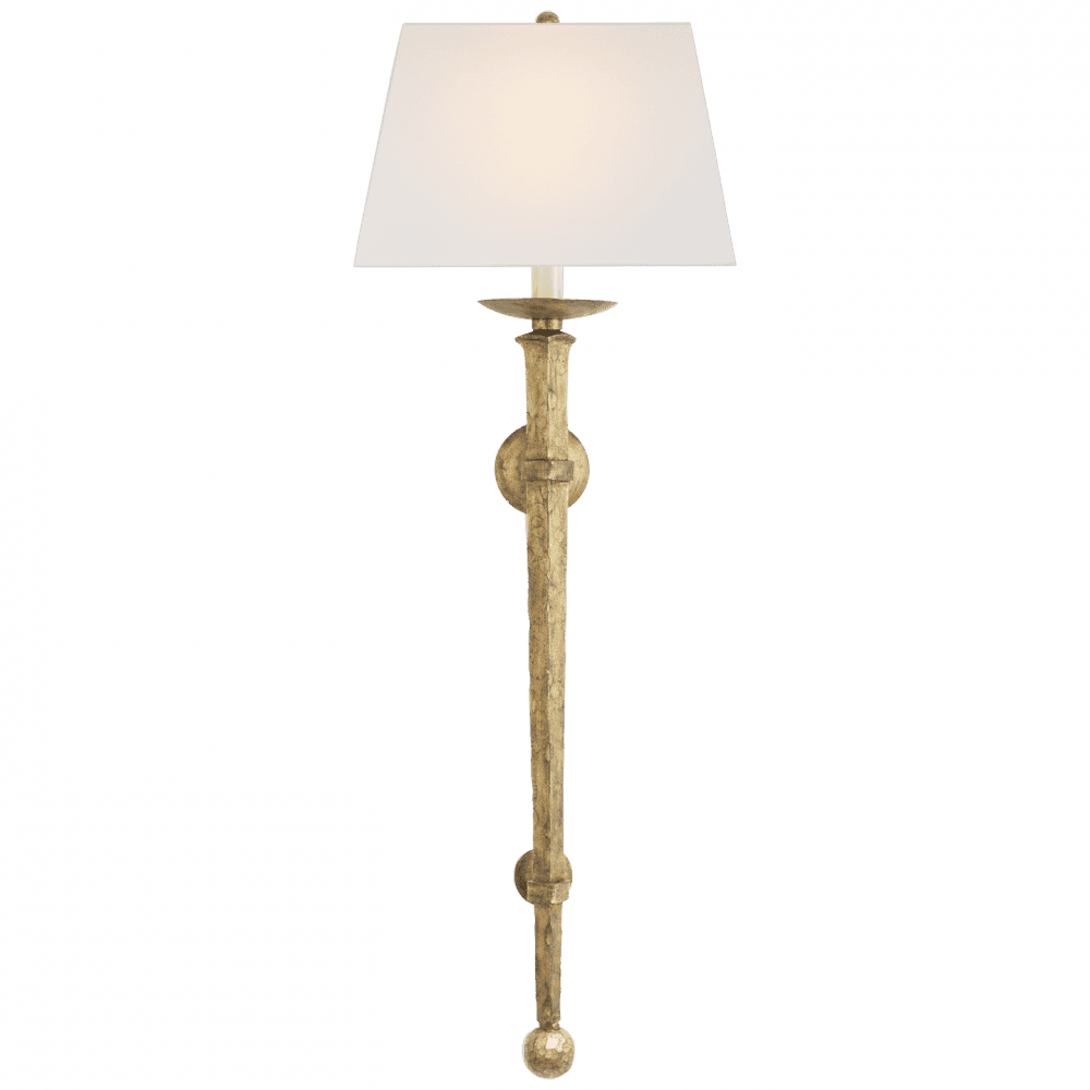 Visual Comfort Signature Long Long Iron Torch Gilded Iron