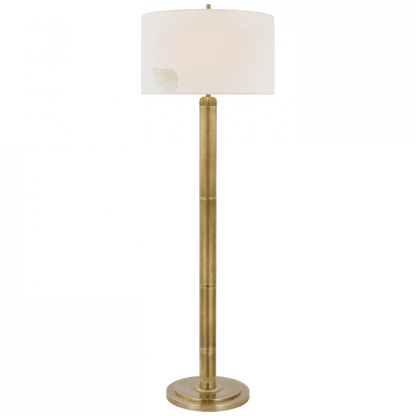 Visual Comfort Signature Longacre Floor Lamp Hand-Rubbed Antique Brass