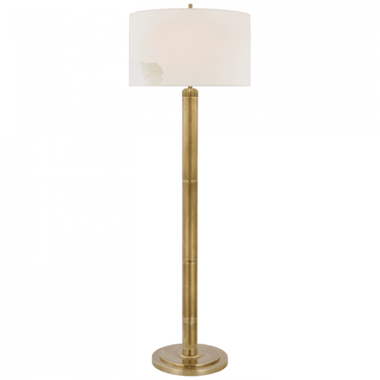 Visual Comfort Signature Longacre Floor Lamp Hand-Rubbed Antique Brass