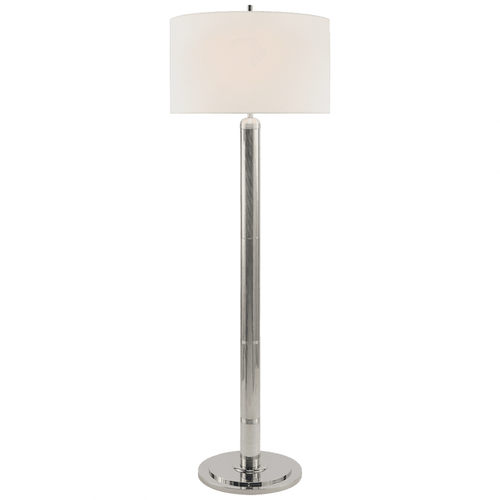 Visual Comfort Signature Longacre Floor Lamp Polished Nickel