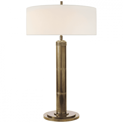 Visual Comfort Signature Longacre Tall Table Lamp Hand-Rubbed Antique Brass