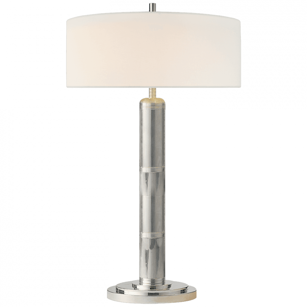 Visual Comfort Signature Longacre Tall Table Lamp Polished Nickel