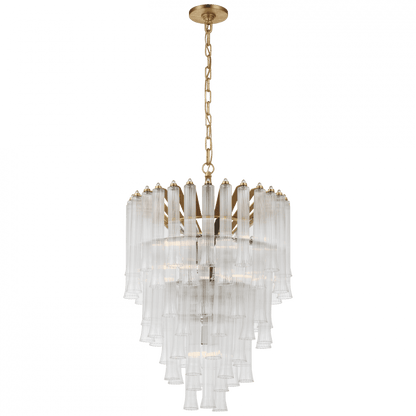 Visual Comfort Signature Lorelei Small Waterfall Chandelier Gild