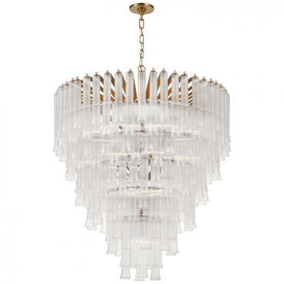 Visual Comfort Signature Lorelei X-Large Waterfall Chandelier Gild