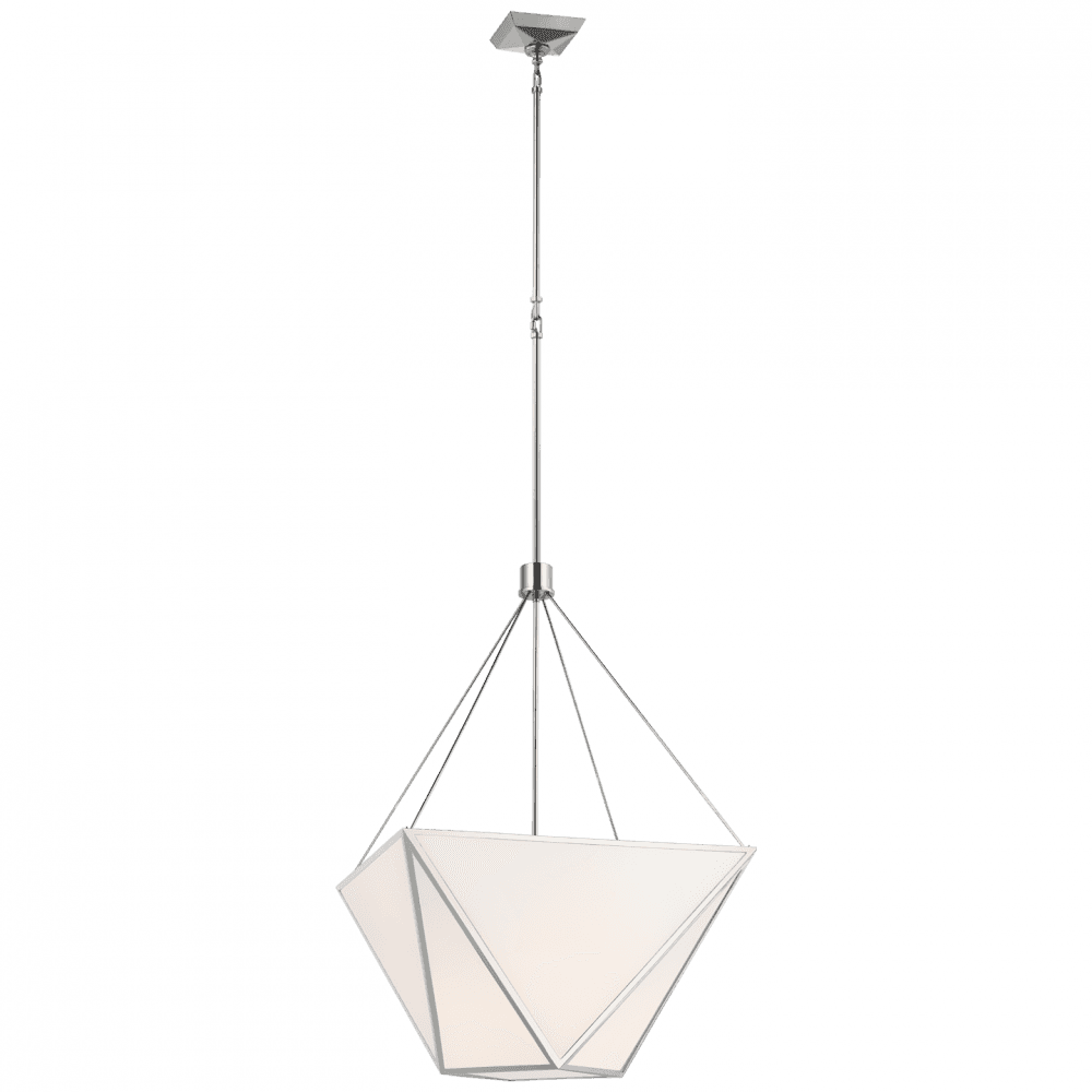Visual Comfort Signature Lorino Large Lantern Polished Nickel