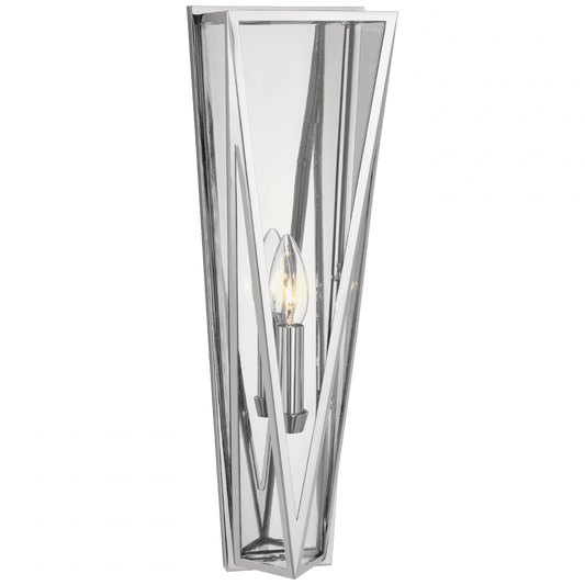 Visual Comfort Signature Lorino Medium Wall Sconce Polished Nickel