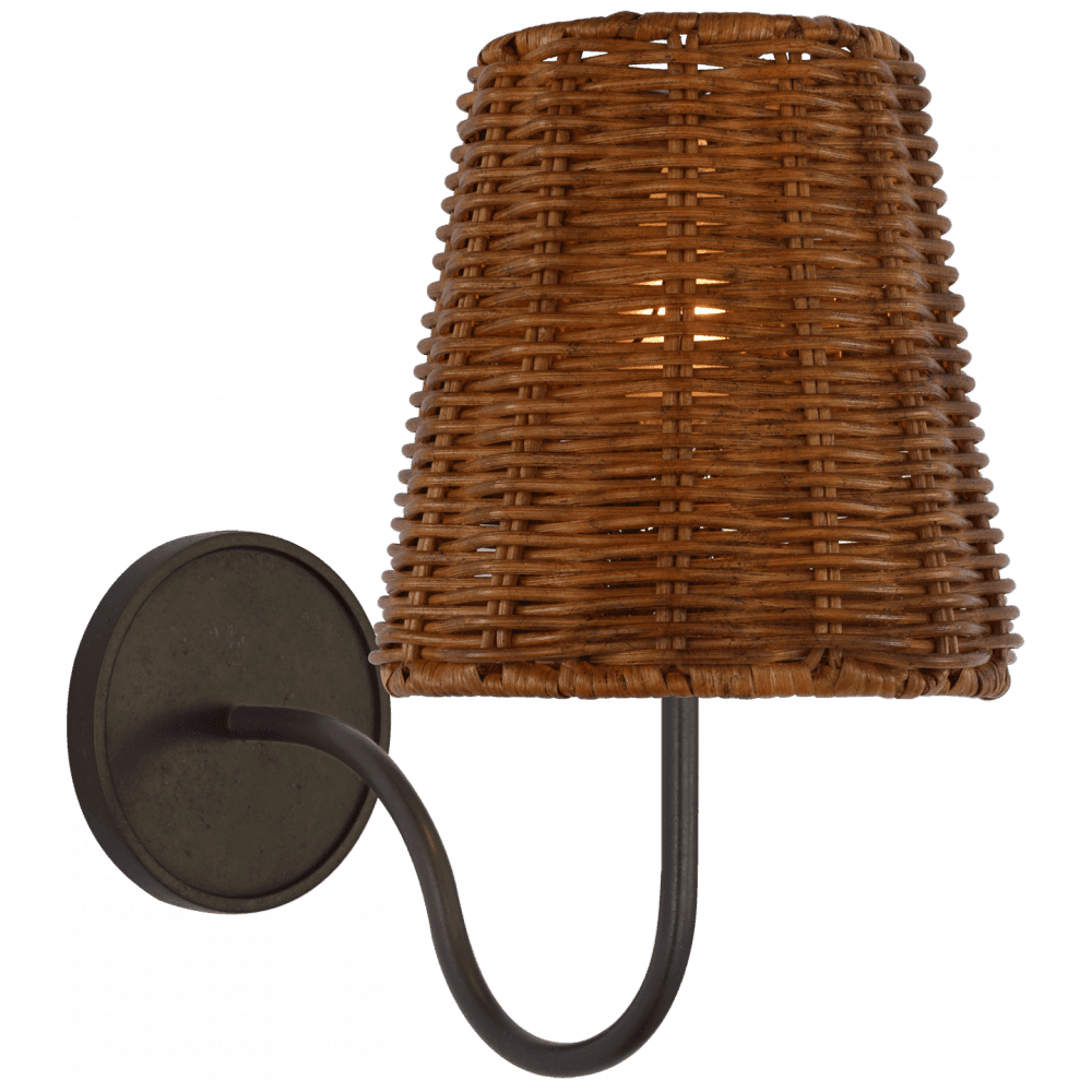 Visual Comfort Signature Lyndsie Small Wall Sconce Aged Iron