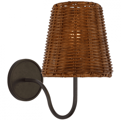 Visual Comfort Signature Lyndsie Small Wall Sconce Aged Iron