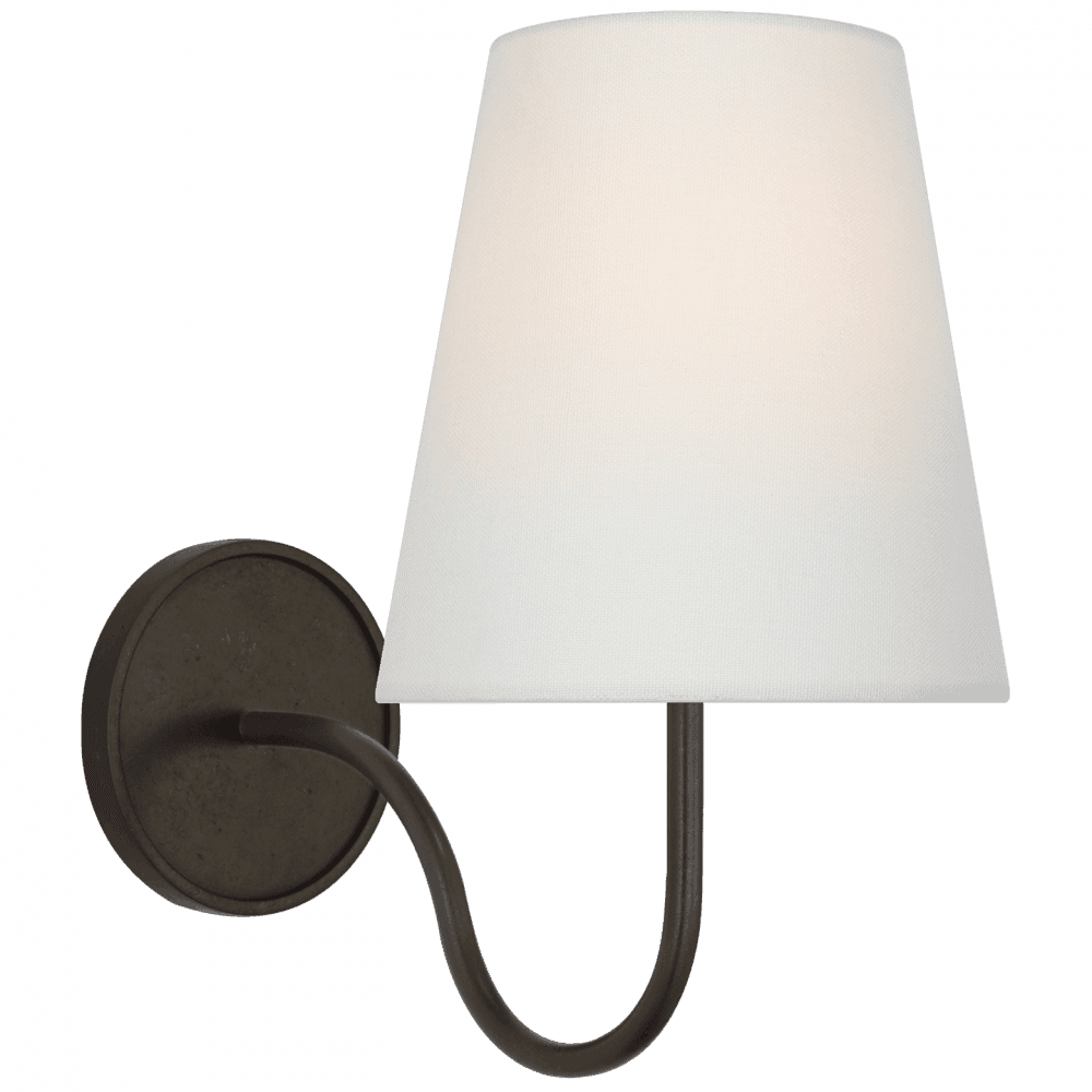 Visual Comfort Signature Lyndsie Small Wall Sconce Aged Iron