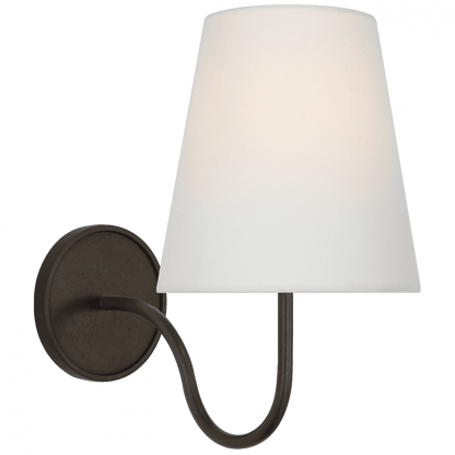Visual Comfort Signature Lyndsie Small Wall Sconce Aged Iron