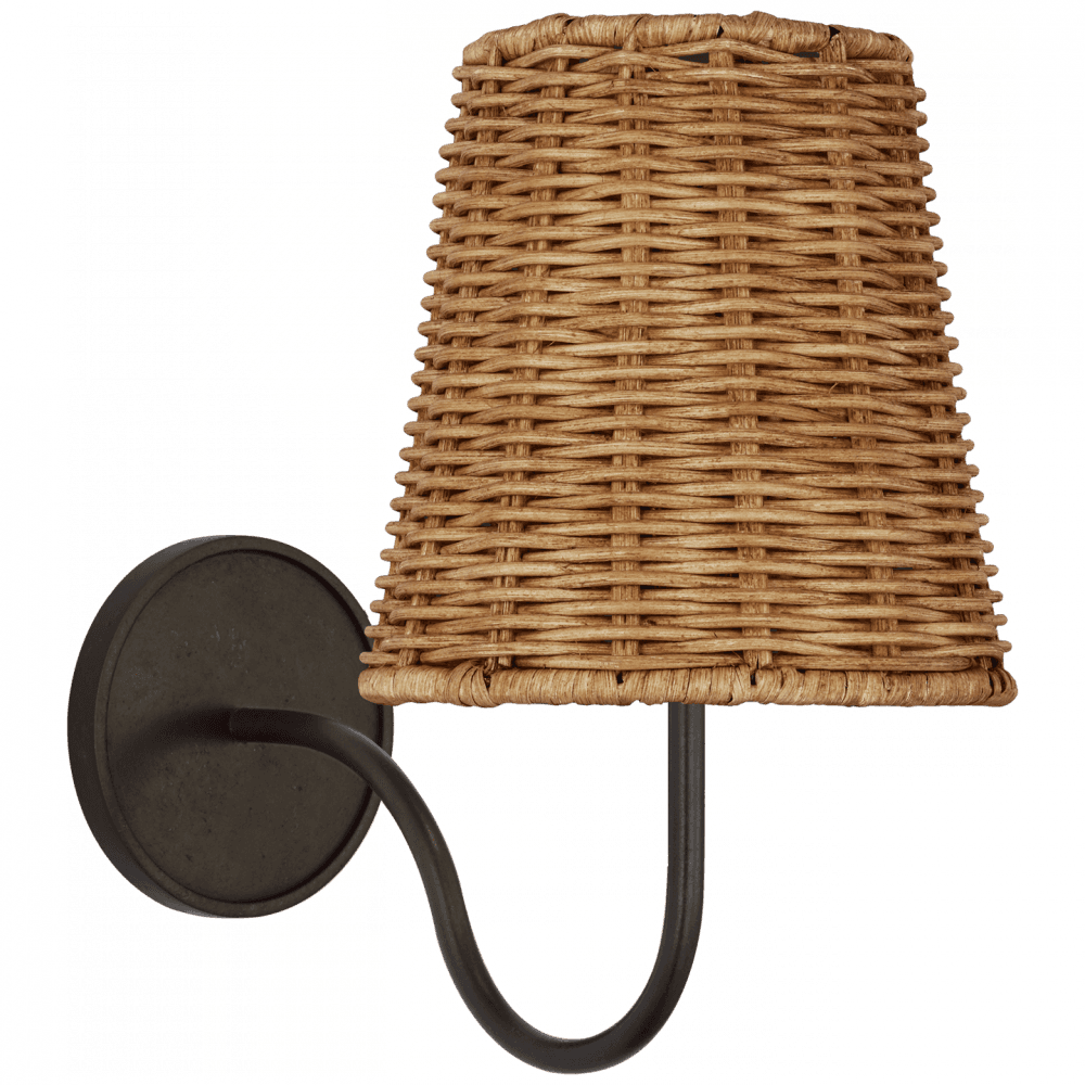 Visual Comfort Signature Lyndsie Small Wall Sconce Aged Iron