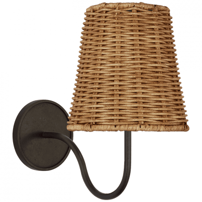 Visual Comfort Signature Lyndsie Small Wall Sconce Aged Iron