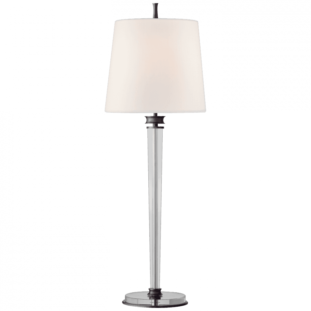 Visual Comfort Signature Lyra Buffet Lamp Bronze and Crystal