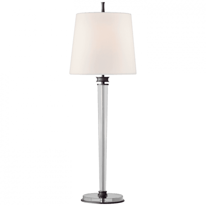 Visual Comfort Signature Lyra Buffet Lamp Bronze and Crystal