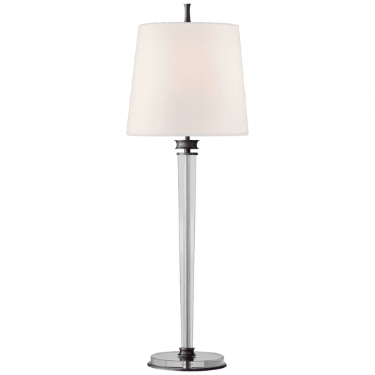 Visual Comfort Signature Lyra Buffet Lamp Bronze and Crystal