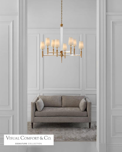 Visual Comfort & Co. Signature Collection Lyra Two Tier Chandelier