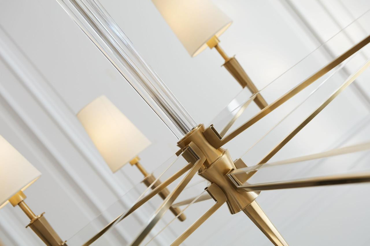 Visual Comfort & Co. Signature Collection Lyra Two Tier Chandelier