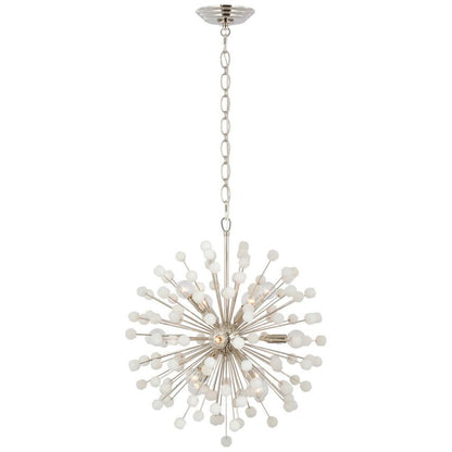 Visual Comfort Signature Lys 21 Polished Nickel and Alabaster