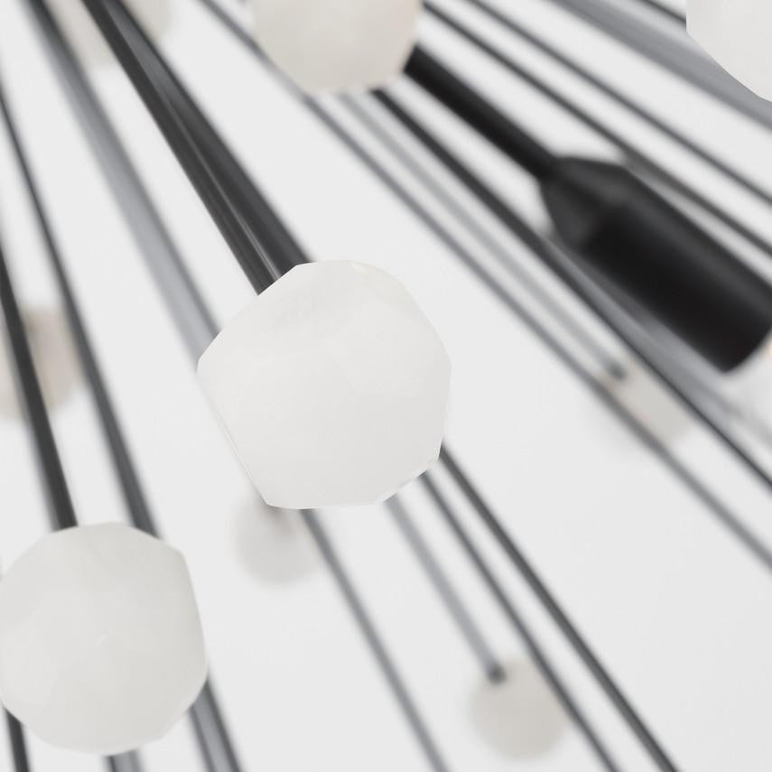 Visual Comfort Signature Lys 31 Polished Nickel and Alabaster