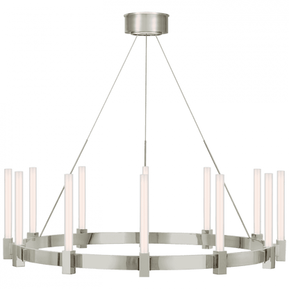 Visual Comfort Signature Mafra Large Chandelier Polished Nickel