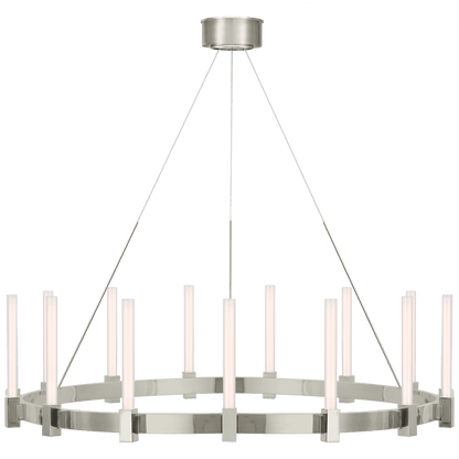 Visual Comfort Signature Mafra XL Chandelier Polished Nickel