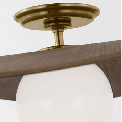 Visual Comfort & Co. Signature Collection Mahalo 22" Semi-Flush Mount