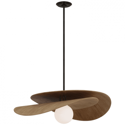 Visual Comfort & Co. Signature Collection Mahalo 32" Tiered Pendant, Visual Comfort & Co. Signature Collection WS 5050BZ/NO-WG D98RK