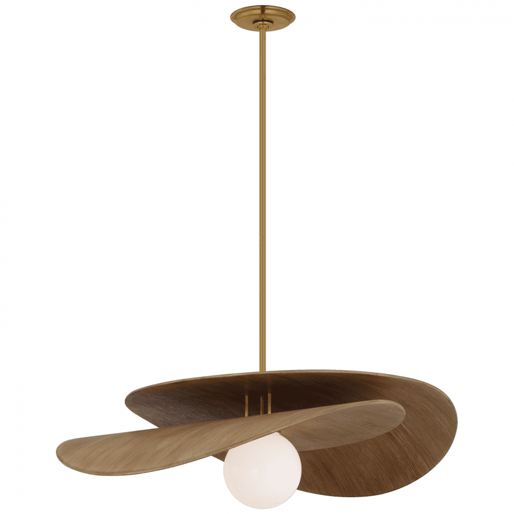 Visual Comfort Signature Mahalo 32 Hand-Rubbed Antique Brass