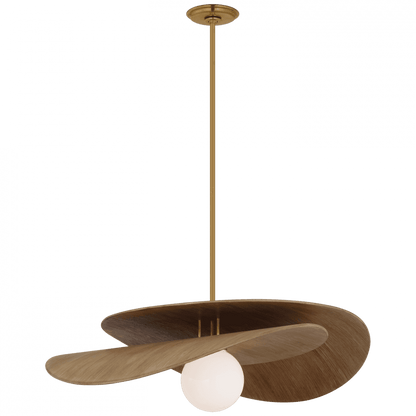 Visual Comfort Signature Mahalo 32 Hand-Rubbed Antique Brass