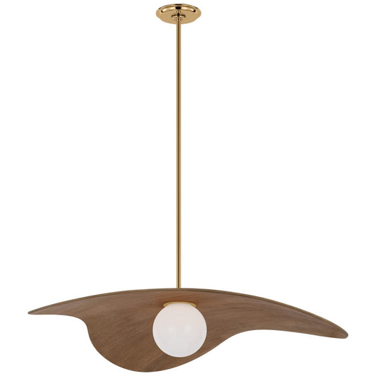 Visual Comfort Signature Mahalo 35 Hand-Rubbed Antique Brass