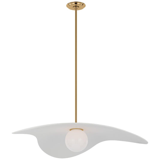 Visual Comfort Signature Mahalo 35 Hand-Rubbed Antique Brass