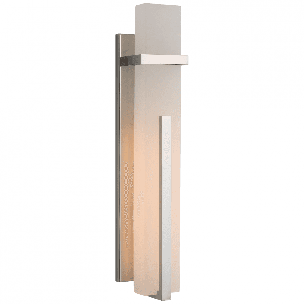 Visual Comfort Signature Malik Large Wall Sconce Polished Nickel