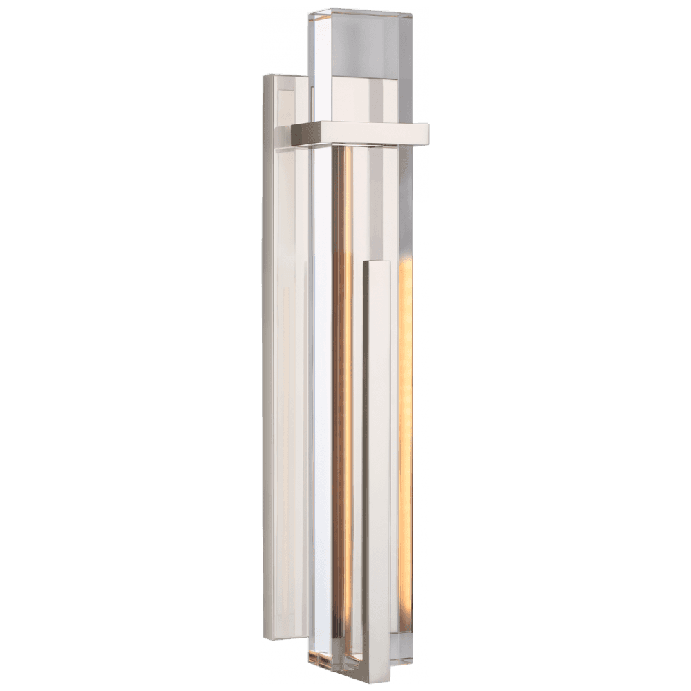 Visual Comfort Signature Malik Large Wall Sconce Polished Nickel