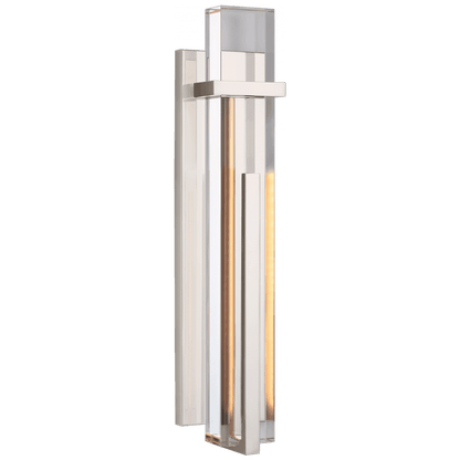 Visual Comfort Signature Malik Large Wall Sconce Polished Nickel
