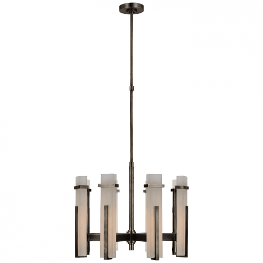 Visual Comfort Signature Malik Medium Chandelier Bronze