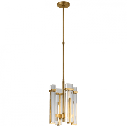 Visual Comfort Signature Malik Small Chandelier Polished Nickel