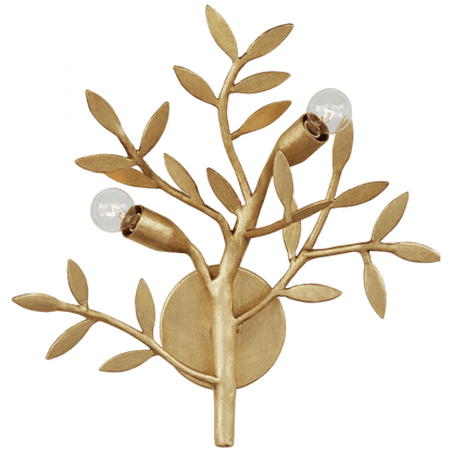 Visual Comfort Signature Mandeville Wall Sconce Antique Gold Leaf
