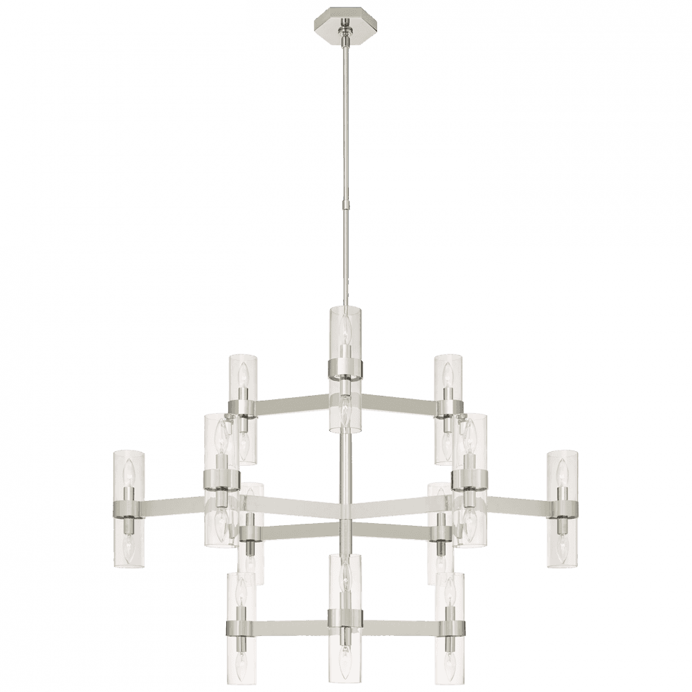 Visual Comfort Signature Margita Chandelier Polished Nickel