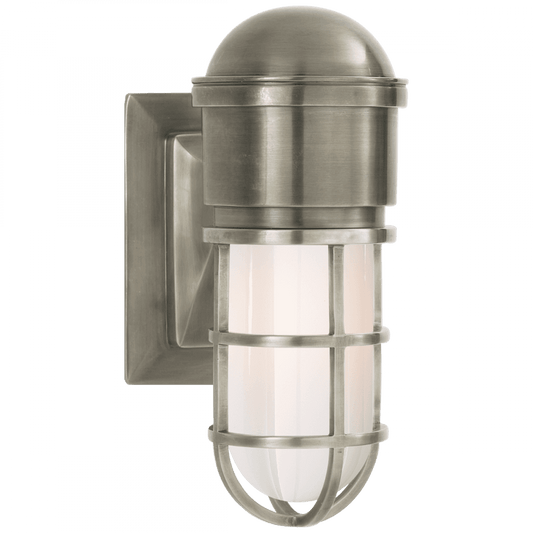 Visual Comfort Signature Marine Bathroom Wall Sconce Antique Nickel