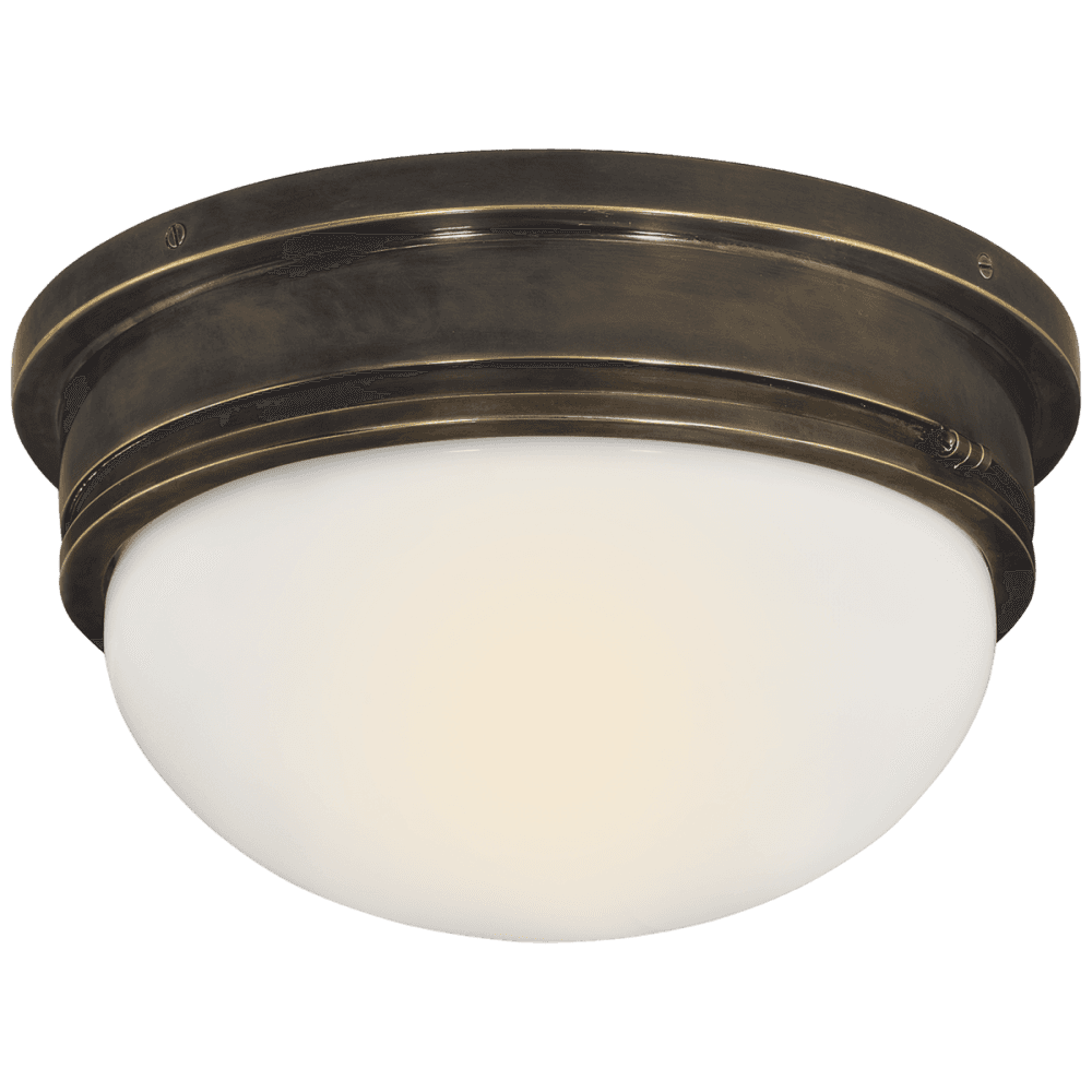Visual Comfort Signature Marine Flush Mount Bronze