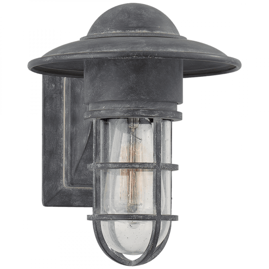 Visual Comfort Signature Marine Outdoor Wall Light Weathered Zinc