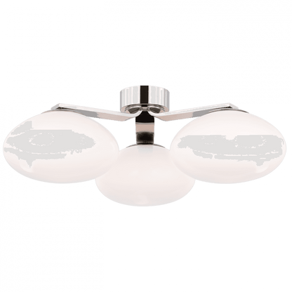 Visual Comfort Signature Marisol XL Triple Flush Mount Polished Nickel