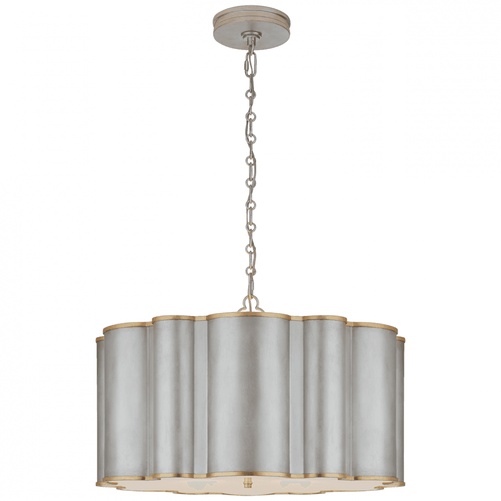 Visual Comfort Signature Markos Drum Shade Pendant Gild