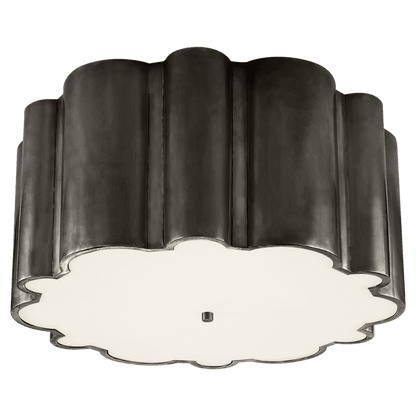 Visual Comfort Signature Markos Flush Mount Gun Metal