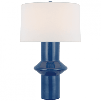 Visual Comfort Signature Maxime Medium Table Lamp Aqua Crackle