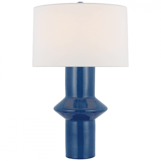 Visual Comfort Signature Maxime Medium Table Lamp Aqua Crackle