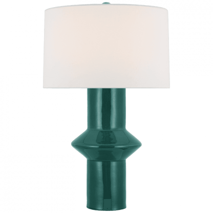 Visual Comfort Signature Maxime Medium Table Lamp Emerald Crackle