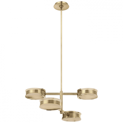 Visual Comfort & Co. Signature Collection Melange 25" Multi-Positional Semi-Flush Chandelier