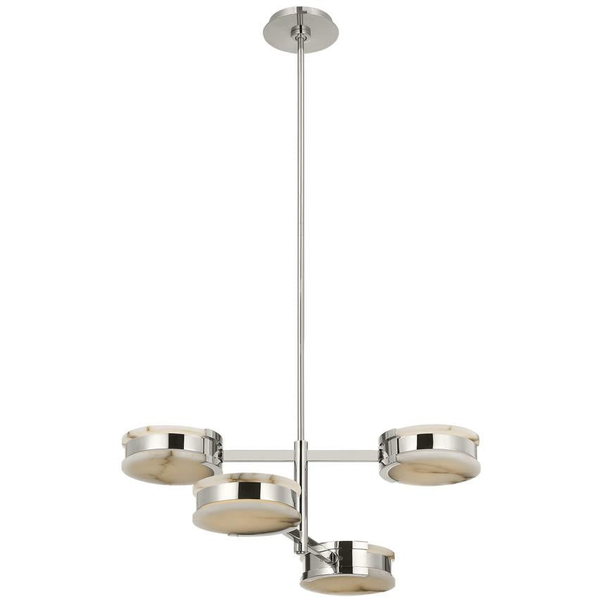Visual Comfort & Co. Signature Collection Melange 25" Multi-Positional Semi-Flush Chandelier